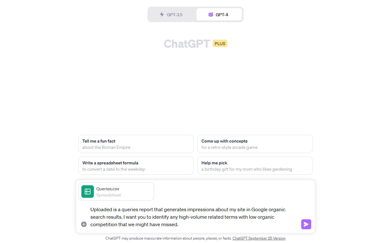attach file in ChatGPT chat box