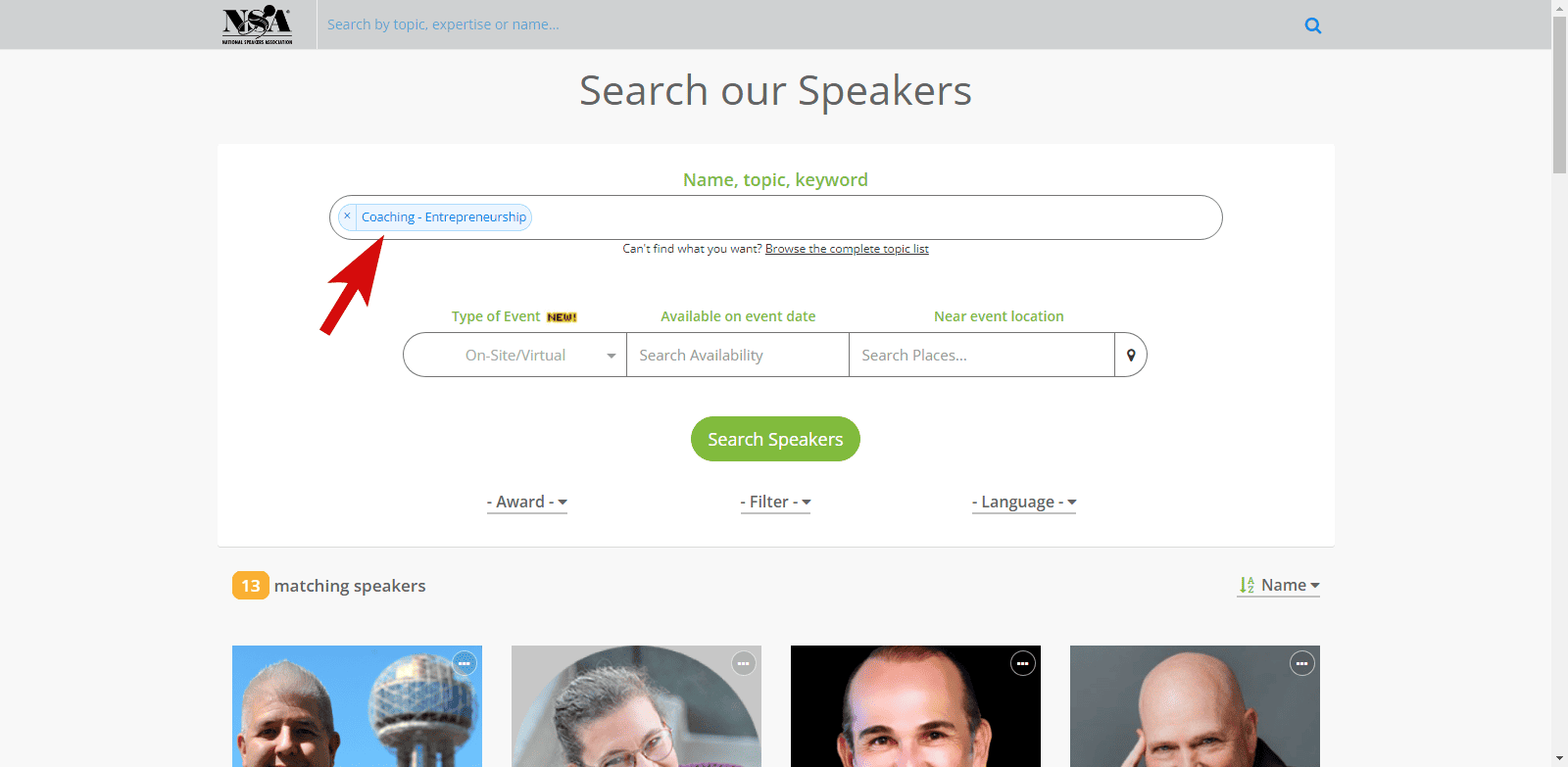 find leads from espeakers