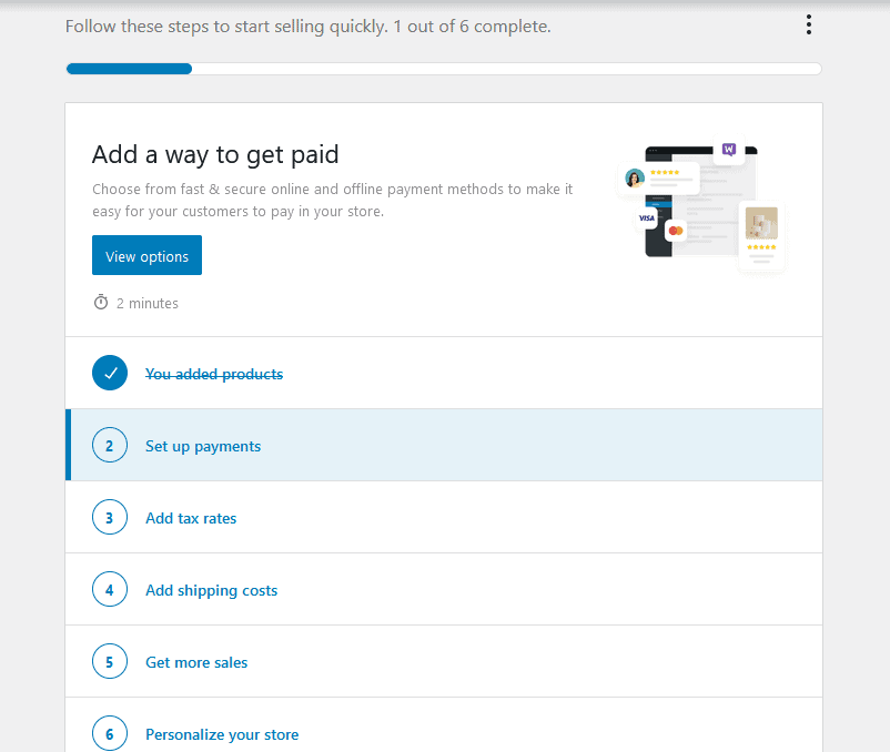 set up payments in WooCommerce