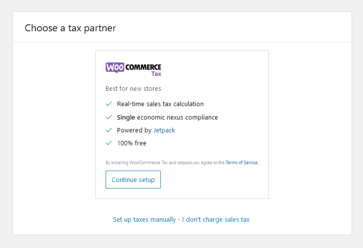 set up tax in WooCommerce