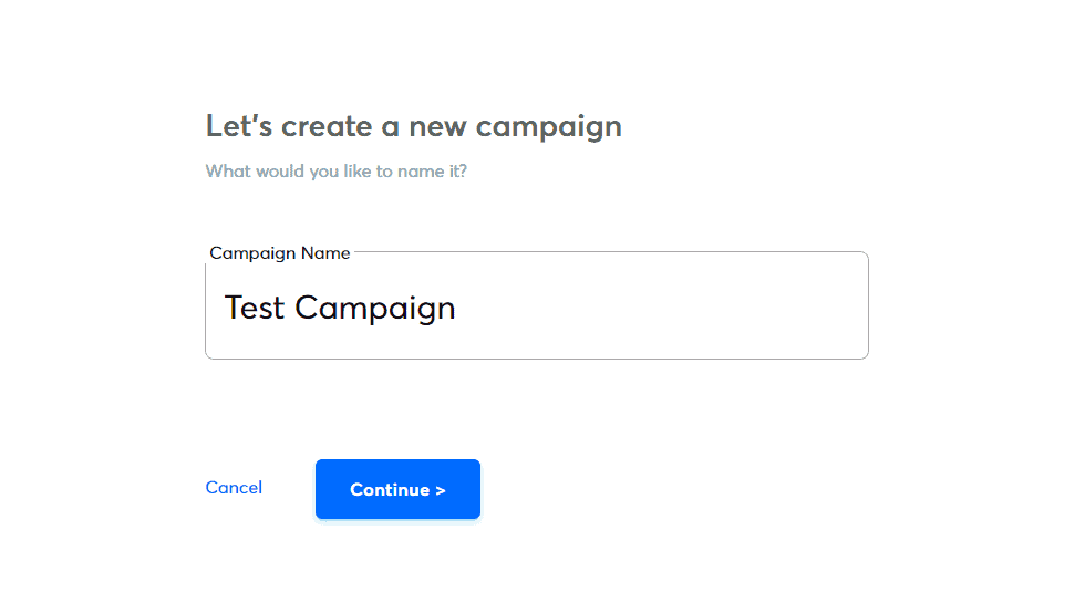 create Instantly campaign