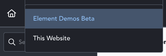 Element Demos and This Website settings in Breakdance Builder