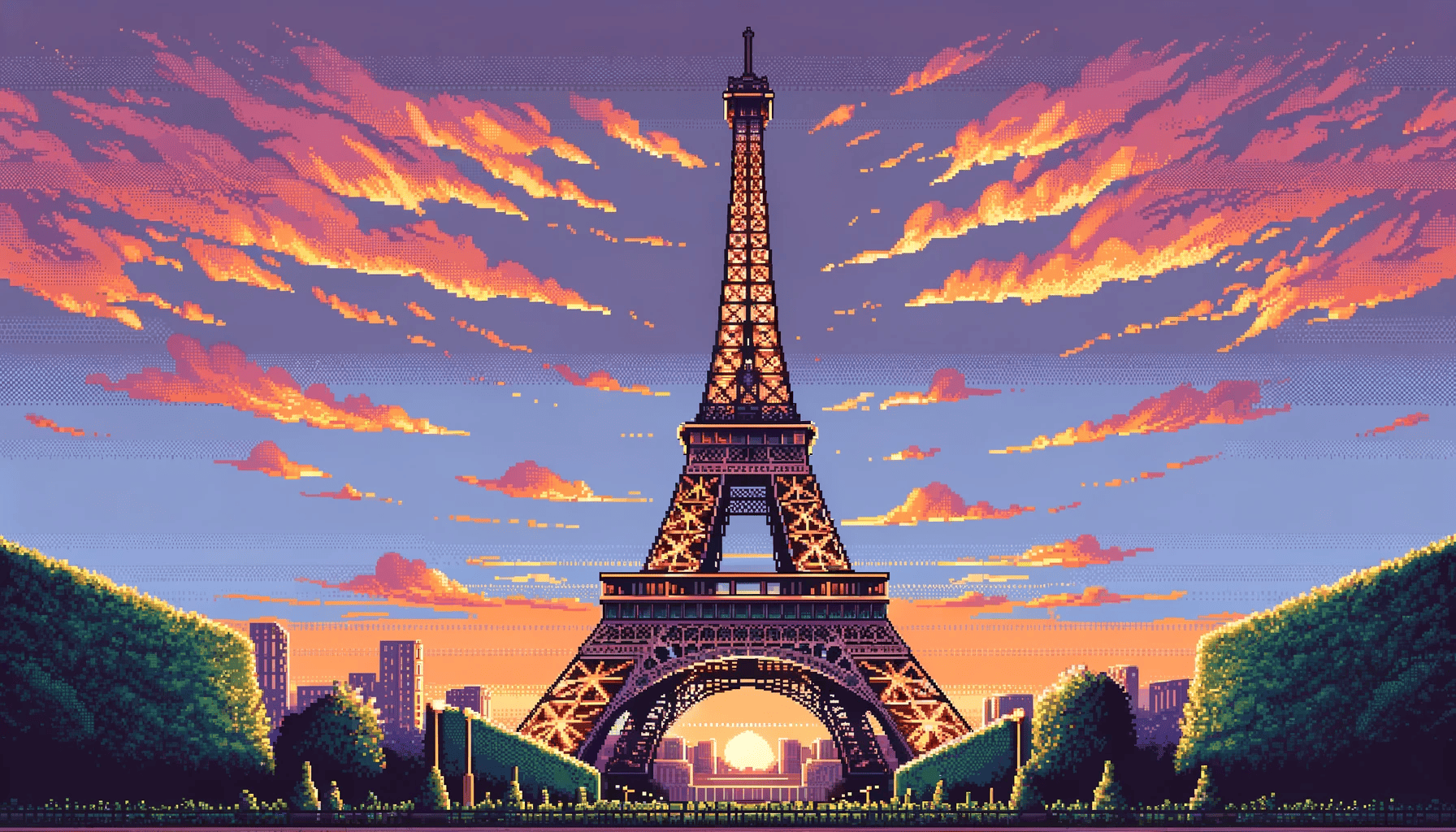 DALL-E 3's Eiffel Tower