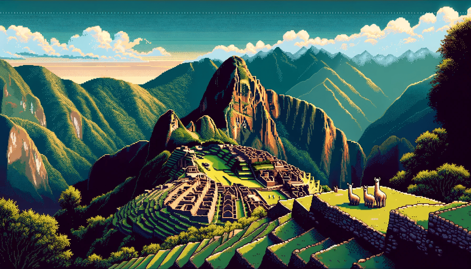 DALL-E 3's Machu Picchu