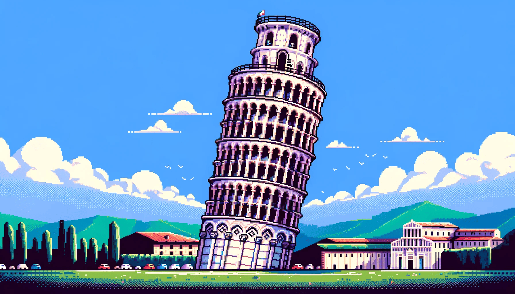 DALL-E 3's Leaning Tower of Pisa