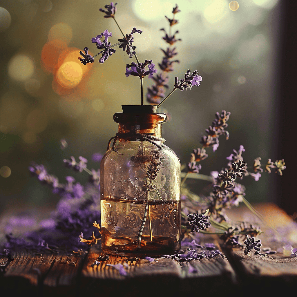 Midjourney V6 Realism: Lavender Oil