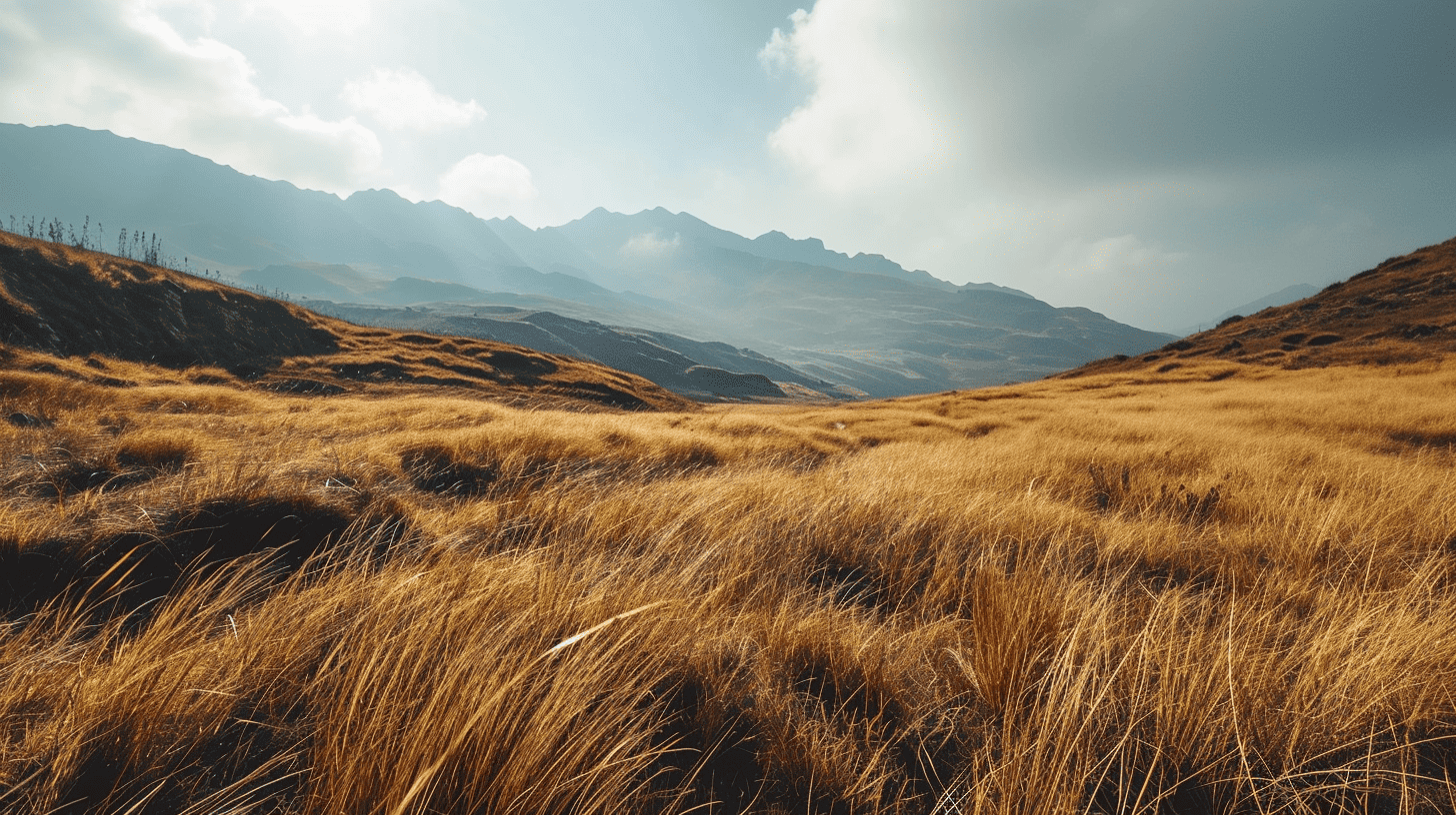 Midjourney V6 Landscape: The grasslands