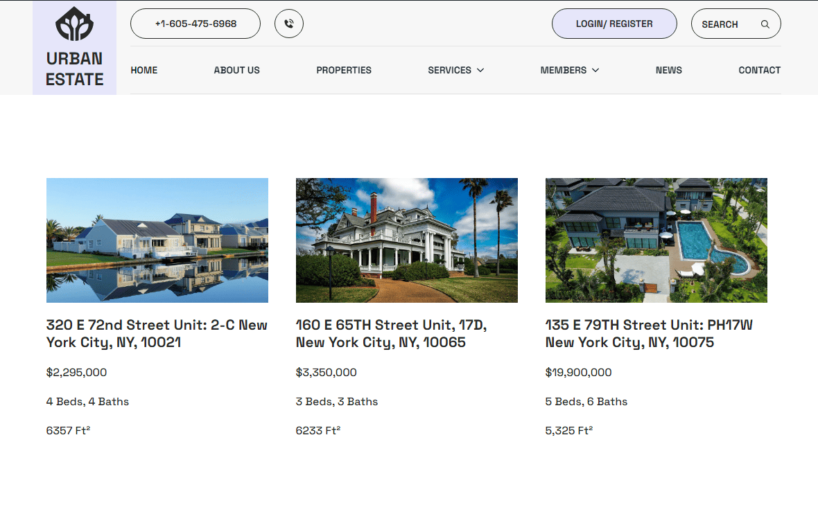 real-estate website