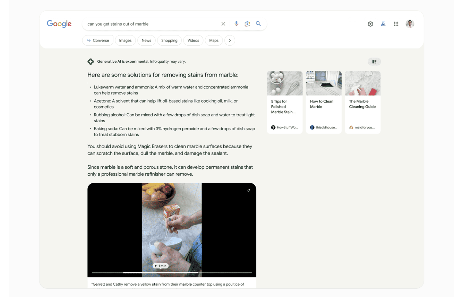 Screenshot taken from: https://blog.google/products/search/google-search-generative-ai-august-update/