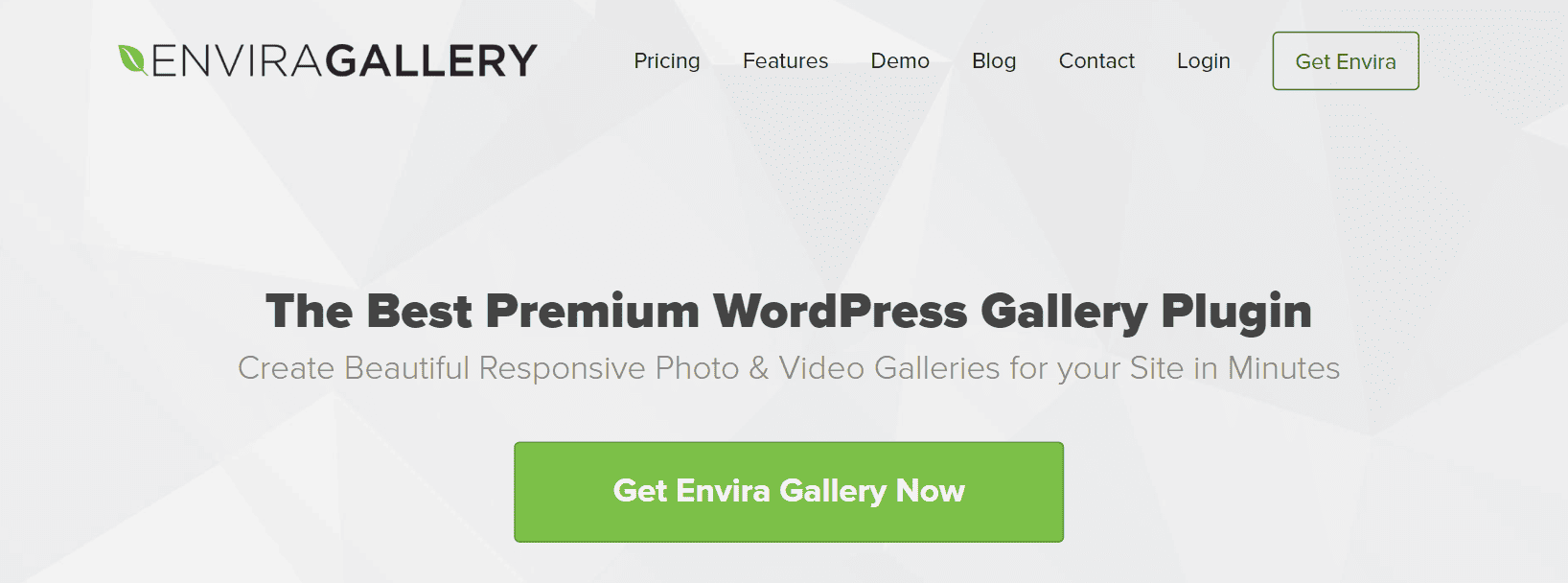 Envira Gallery Landing Page