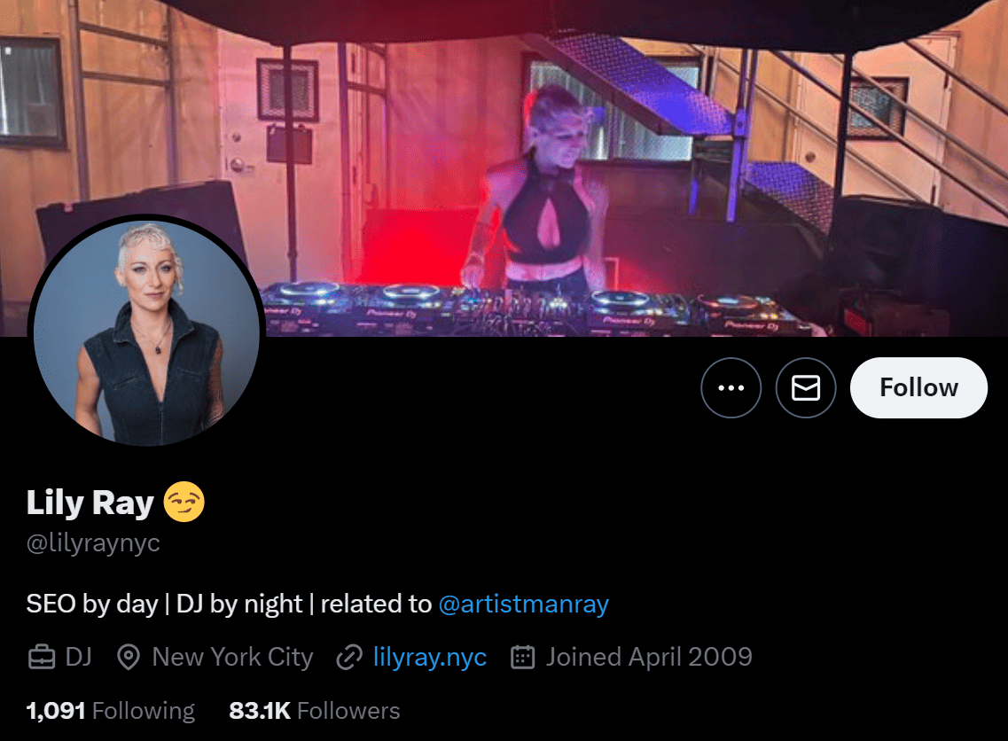 Lily Ray Twitter